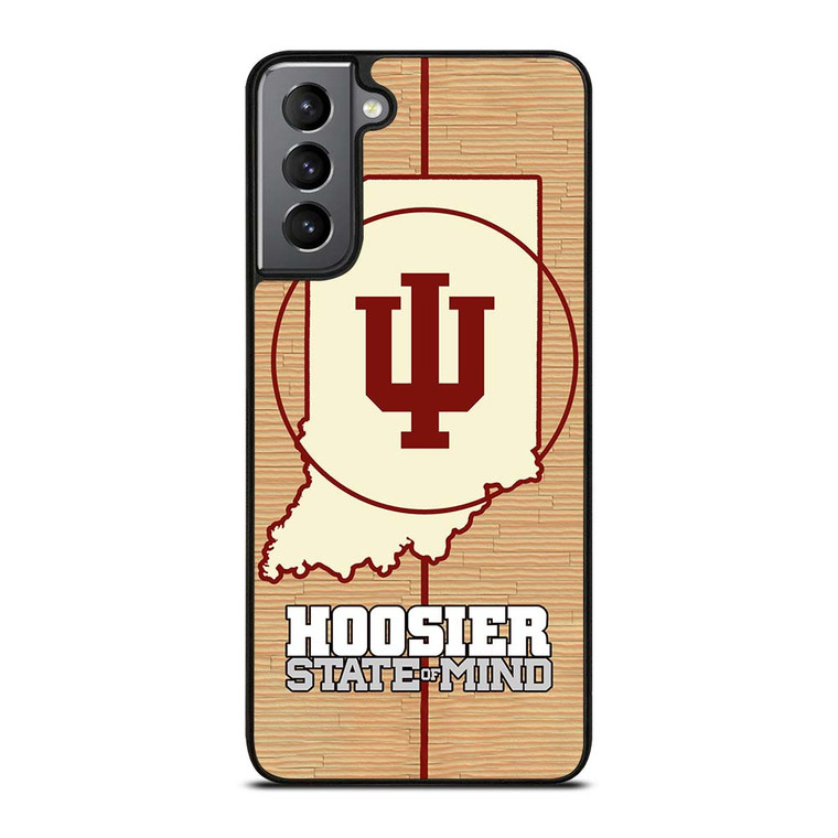 HOOSIER STATE OF MIND INDIANA WOODEN LOGO Samsung Galaxy S21 Plus Case Cover