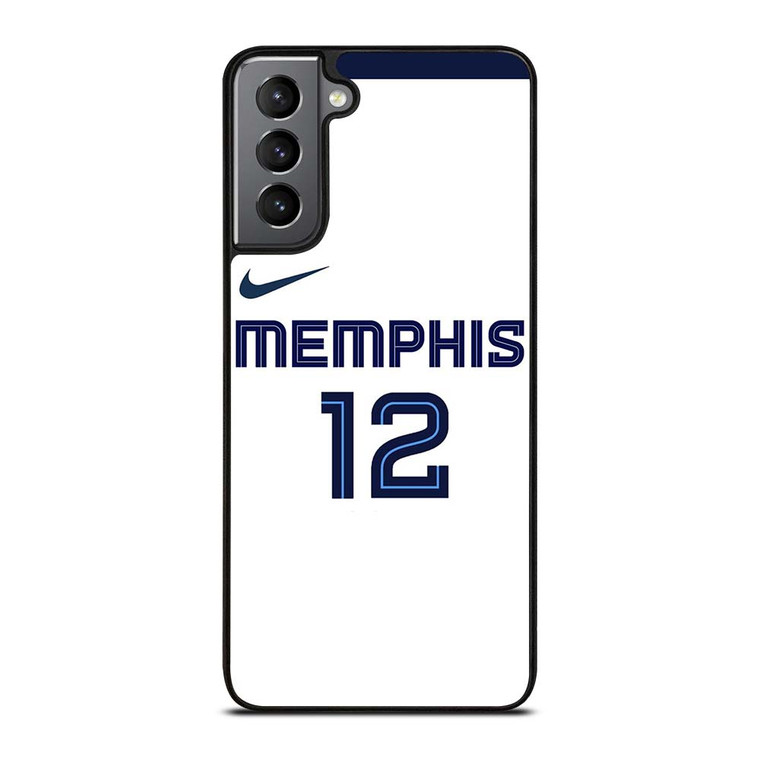 JA MORANT MEMPHIS GRIZZLIES WHITE Samsung Galaxy S21 Plus Case Cover