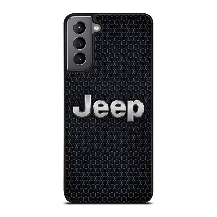 JEEP BLACK METAL LOGO Samsung Galaxy S21 Plus Case Cover