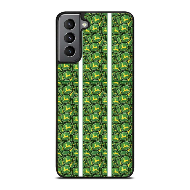 JOHN DEERE WALL COLLAGE GREEN Samsung Galaxy S21 Plus Case Cover