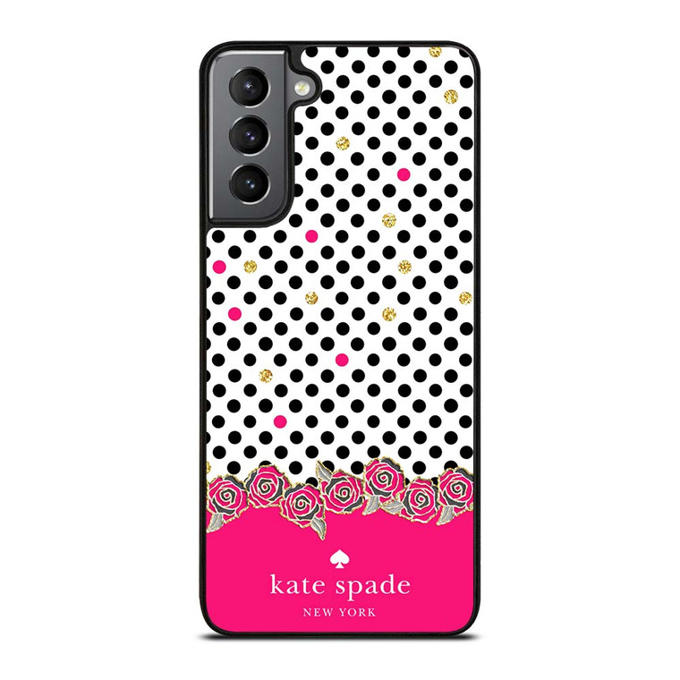 KATE SPADE PINK POLKADOTS Samsung Galaxy S21 Plus Case Cover
