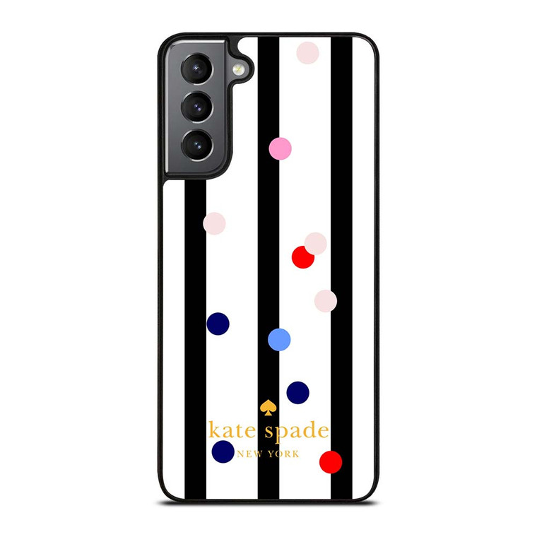 KATE SPADE STRIPE POLKADOTS Samsung Galaxy S21 Plus Case Cover