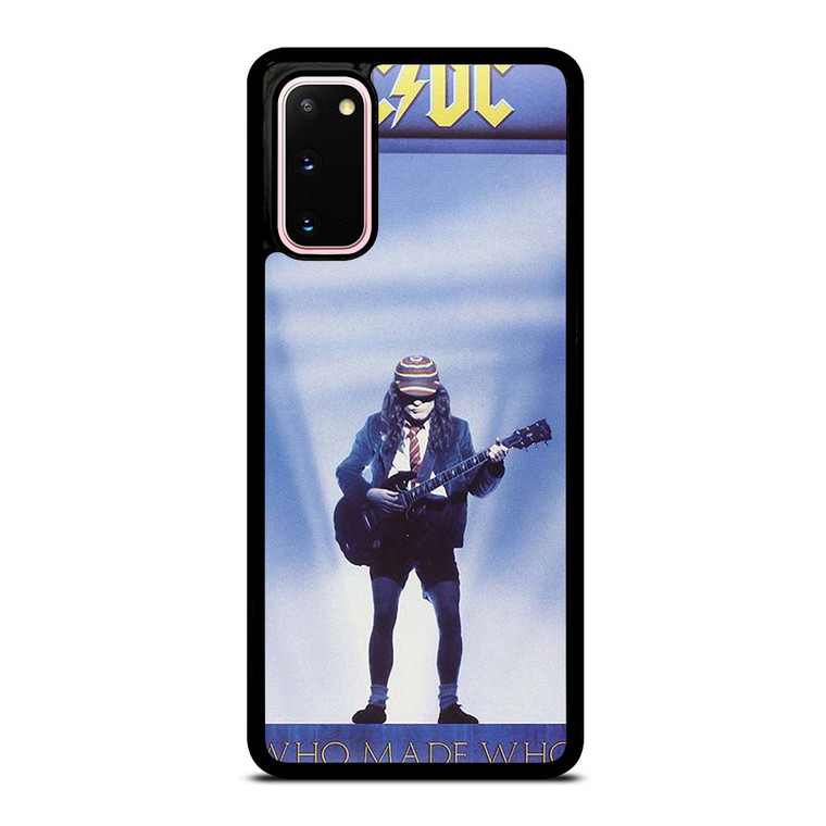 ACDC WHO MADE WHO ALBUM COVER Samsung Galaxy S20 Case Cover ACDC WHO MADE WHO ALBUM COVER Samsung Galaxy S20 Case Cover