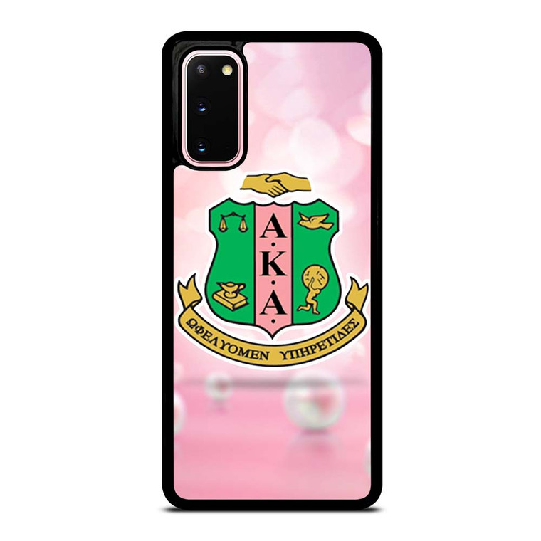 AKA PINK AND GREEN LOGO 2 Samsung Galaxy S20 Case Cover