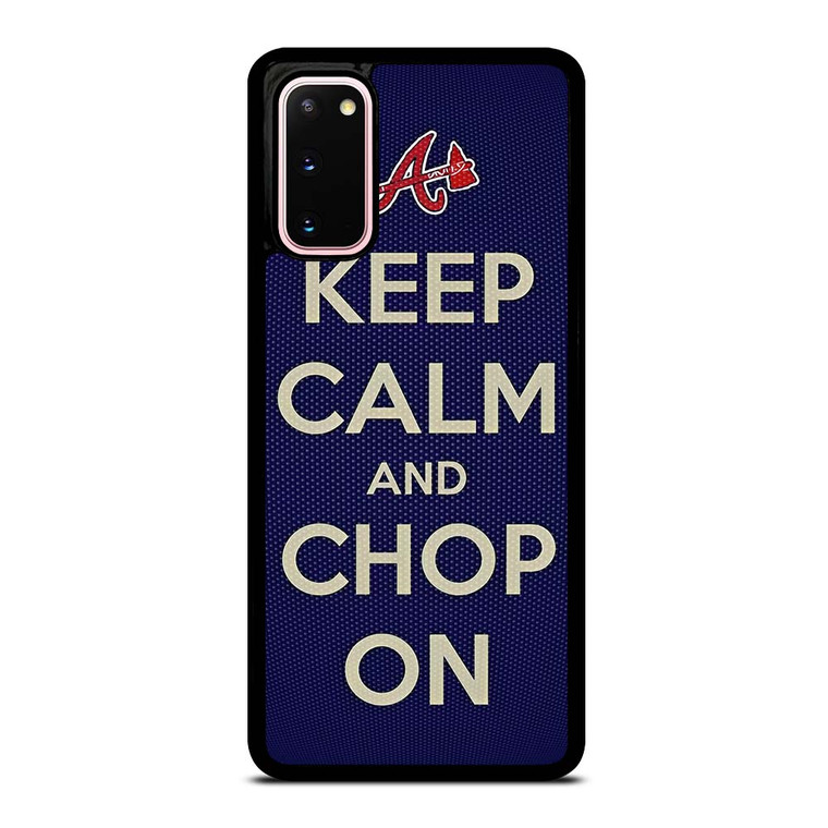 ATLANTA BRAVES CHOP ON BASEBALL Samsung Galaxy S20 Case Cover ATLANTA BRAVES CHOP ON BASEBALL Samsung Galaxy S20 Case Cover