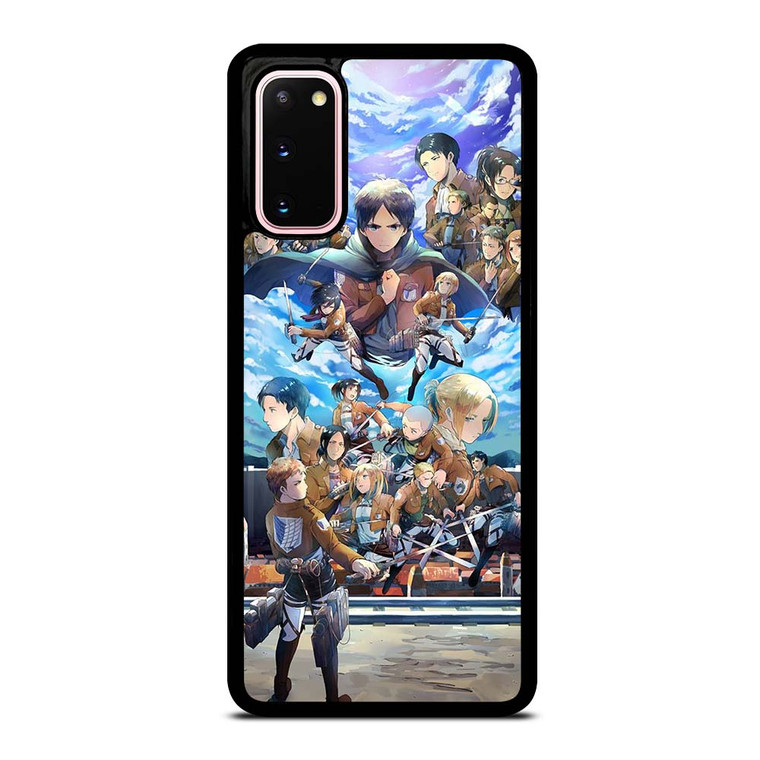 ATTACK ON TITAN ANIME CHARACTER Samsung Galaxy S20 Case Cover