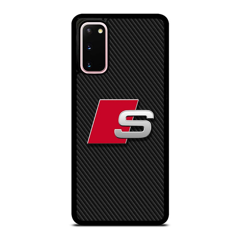 AUDI S CARBON LOGO Samsung Galaxy S20 Case Cover AUDI S CARBON LOGO Samsung Galaxy S20 Case Cover