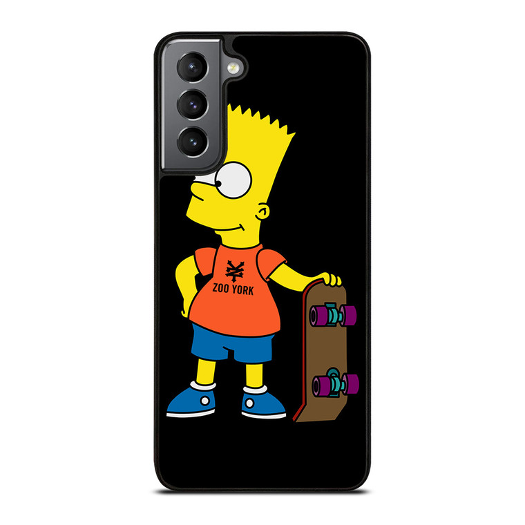 THE SIMPSONS ZOO YORK SKATEBOARD 2 Samsung Galaxy S21 Plus Case Cover