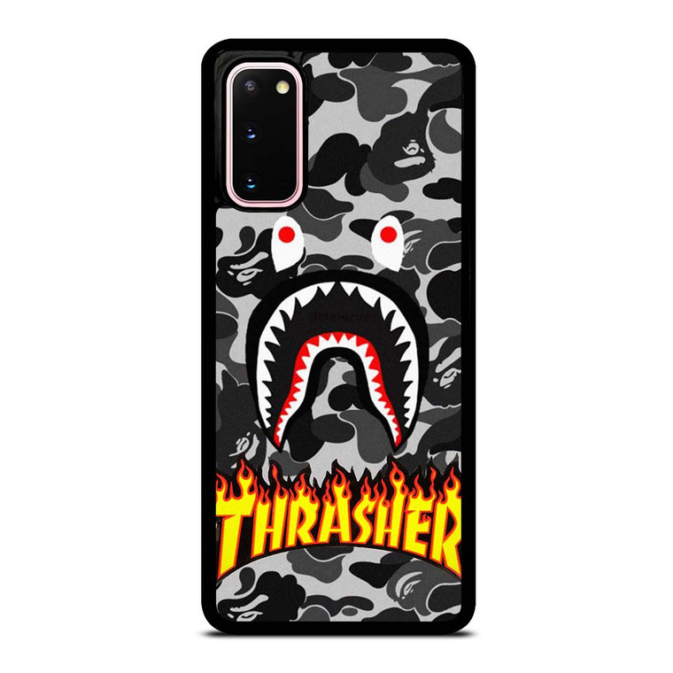 BAPE SHARK THRASHER Samsung Galaxy S20 Case Cover BAPE SHARK THRASHER Samsung Galaxy S20 Case Cover