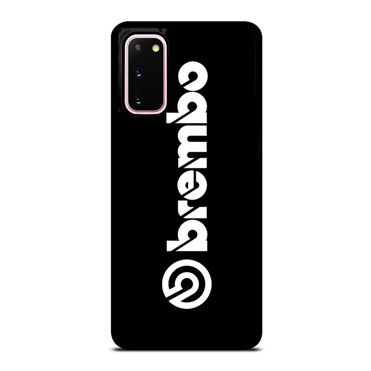 BREMBO DISC BRAKE BLACK LOGO Samsung Galaxy S20 Case Cover