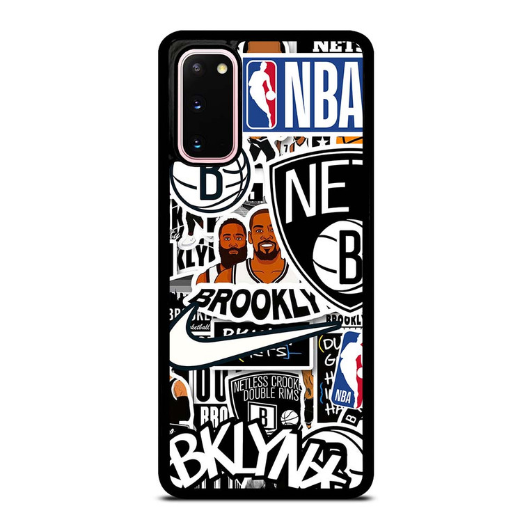 BROOKLYN NETS NBA STICKER BOMB Samsung Galaxy S20 Case Cover