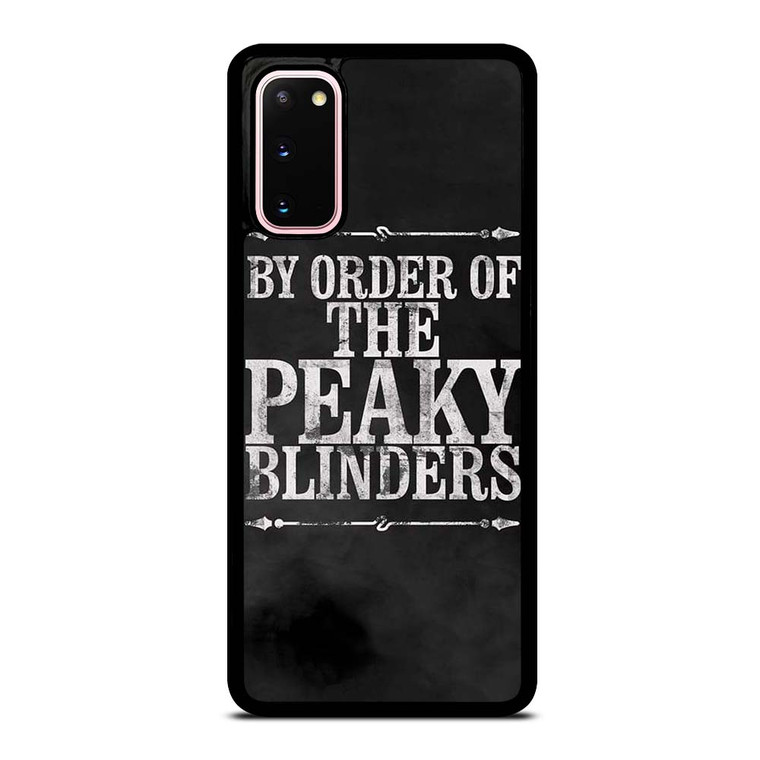 BY ORDER OF PEAKY BLINDERS ICON Samsung Galaxy S20 Case Cover BY ORDER OF PEAKY BLINDERS ICON Samsung Galaxy S20 Case Cover