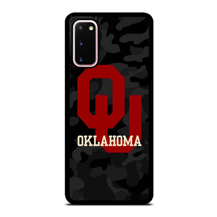 CAMO OKLAHOMA SOONERS LOGO Samsung Galaxy S20 Case Cover
