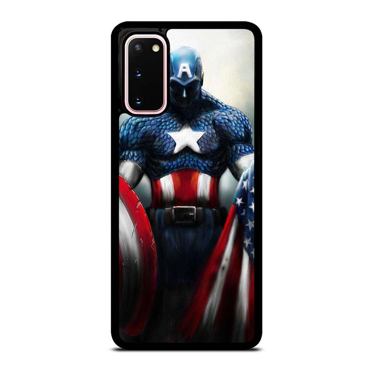 CAPTAIN AMERICA MARVEL ART Samsung Galaxy S20 Case Cover