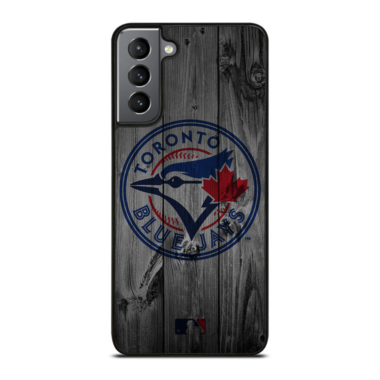 TORONTO BLUE JAYS BASEBALL MLB WOOD LOGO Samsung Galaxy S21 Plus Case Cover