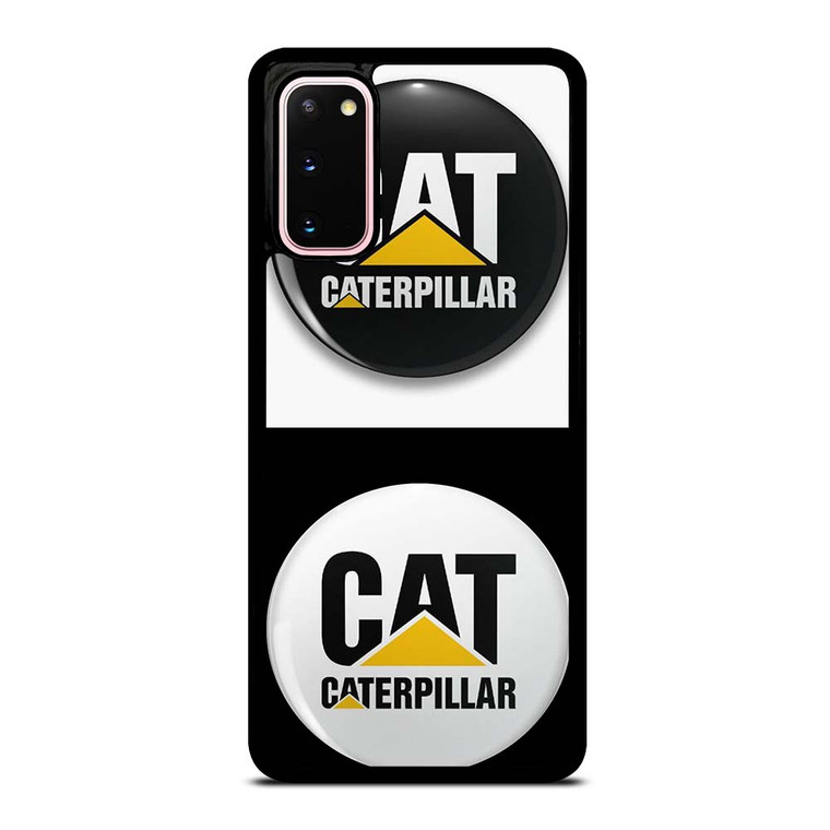 CAT CATERPILLAR WHITE BLACK Samsung Galaxy S20 Case Cover