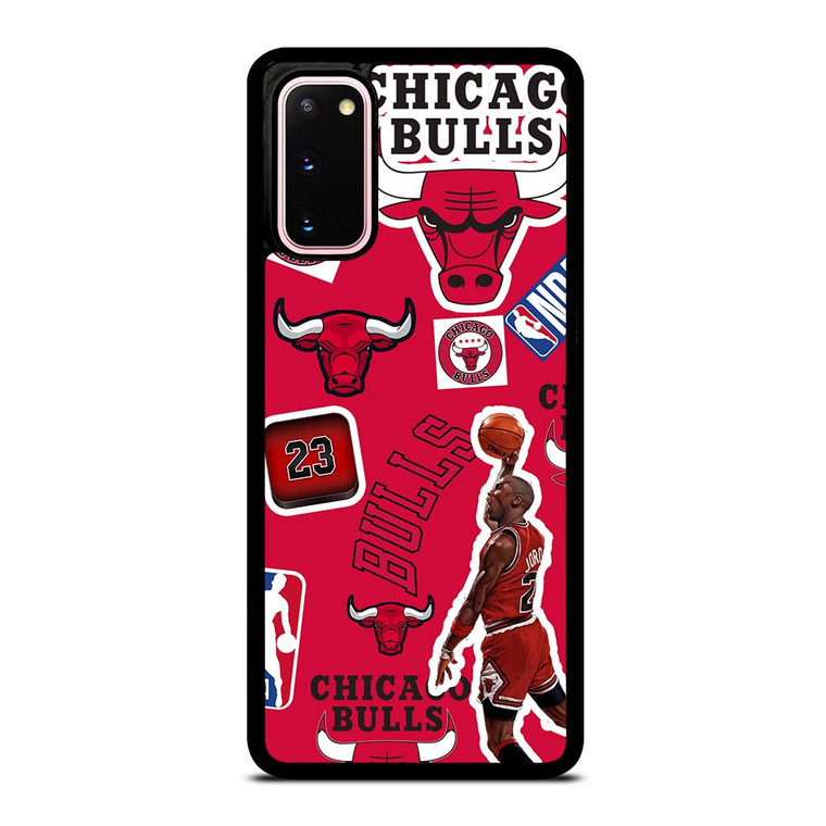 CHICAGO BULLS STICKER BOMB Samsung Galaxy S20 Case Cover
