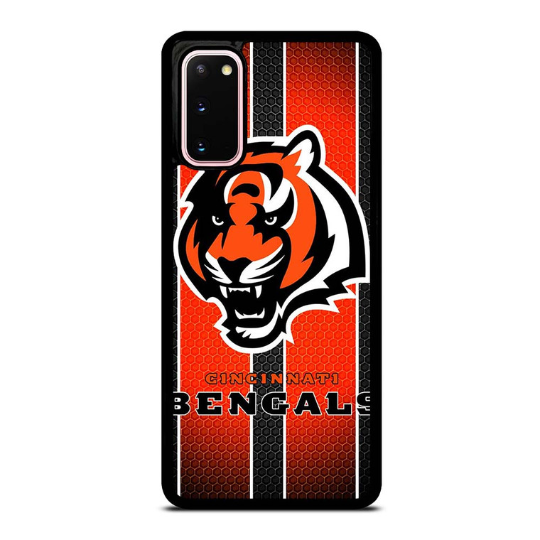 CINCINNATI BENGALS METAL SYMBOL Samsung Galaxy S20 Case Cover