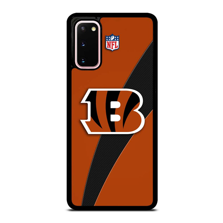 CINCINNATI BENGALS TIGER PATTERN Samsung Galaxy S20 Case Cover