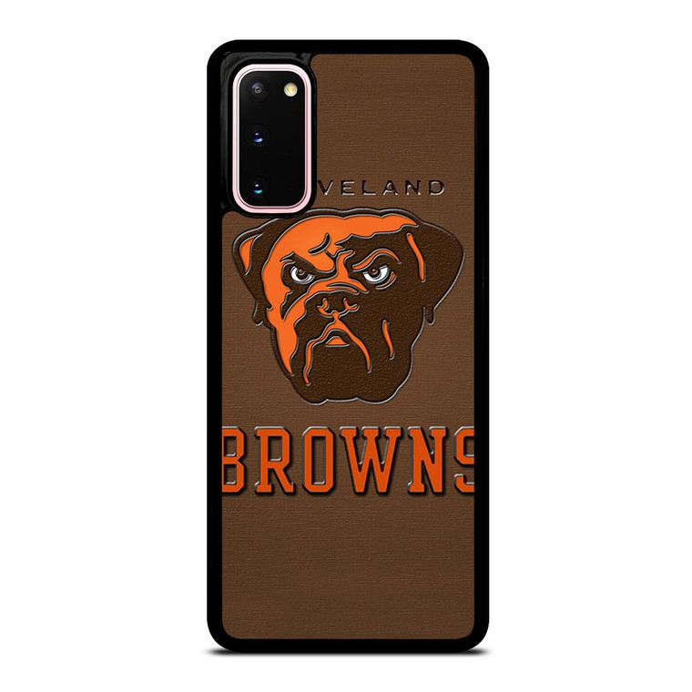 CLEVELAND BROWNS DOG NFL MASCOT Samsung Galaxy S20 Case Cover