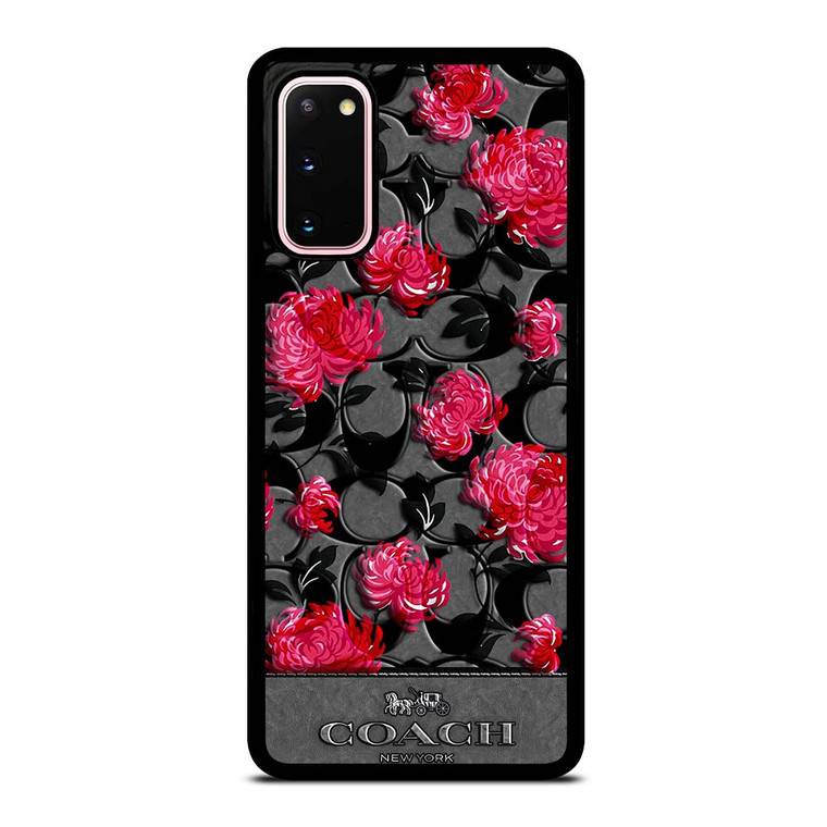 COACH NEW YORK FLOWER 3 Samsung Galaxy S20 Case Cover