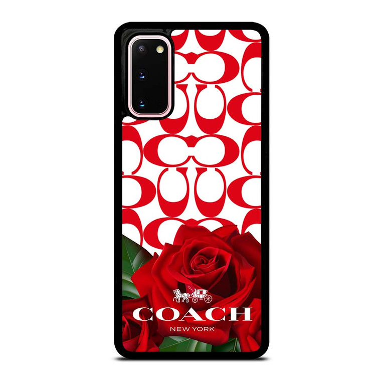 COACH NEW YORK FLOWER 4 Samsung Galaxy S20 Case Cover