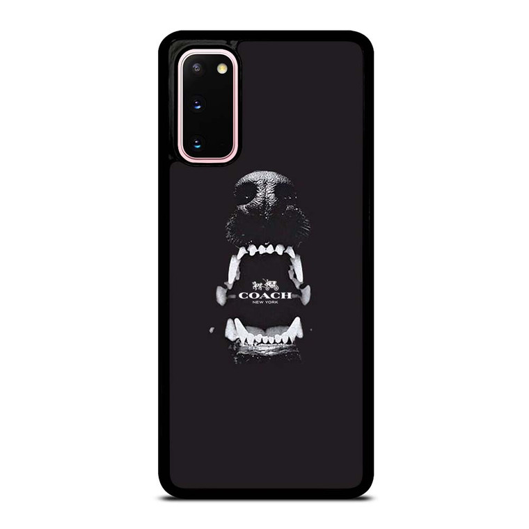 COACH NEW YORK LOGO DOG Samsung Galaxy S20 Case Cover