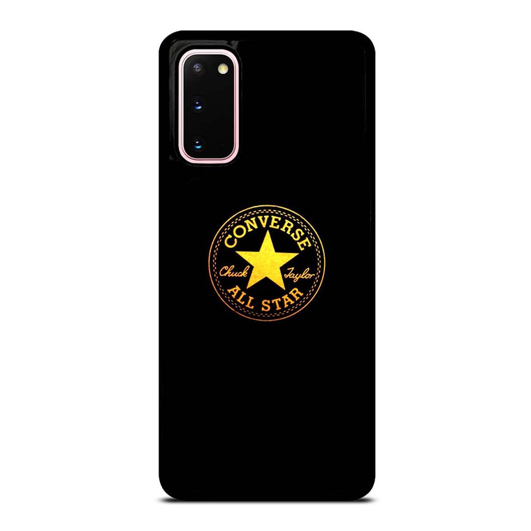 CONVERSE ALL STAR GOLD LOGO Samsung Galaxy S20 Case Cover CONVERSE ALL STAR GOLD LOGO Samsung Galaxy S20 Case Cover