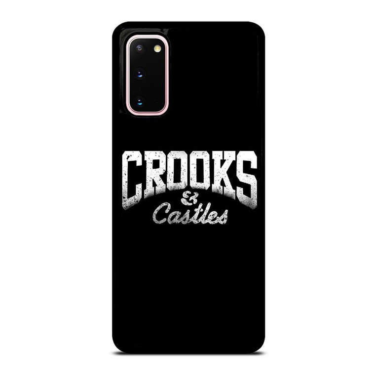 CROOKS AND CASTLES LOGO BLACK Samsung Galaxy S20 Case Cover