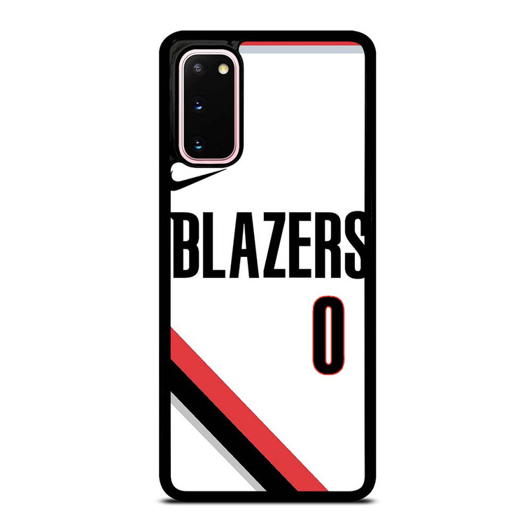 DAMIAN LILLARD PORTLAND TRAIL BLAZERS WHITE Samsung Galaxy S20 Case Cover