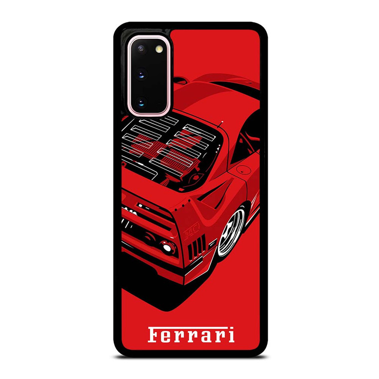 FERRARI F40 ILLUSTRATION Samsung Galaxy S20 Case Cover