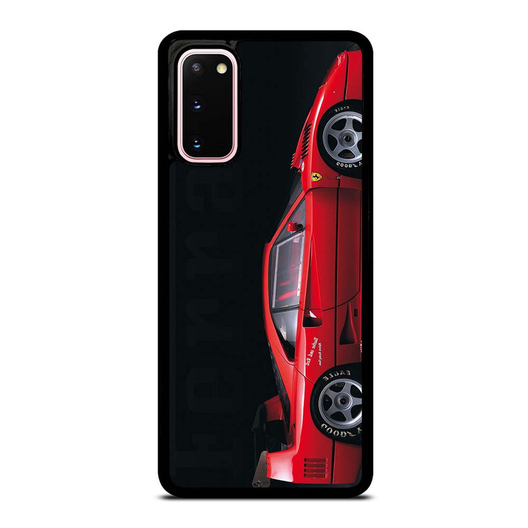 FERRARI F40 VINTAGE SUPERCAR Samsung Galaxy S20 Case Cover