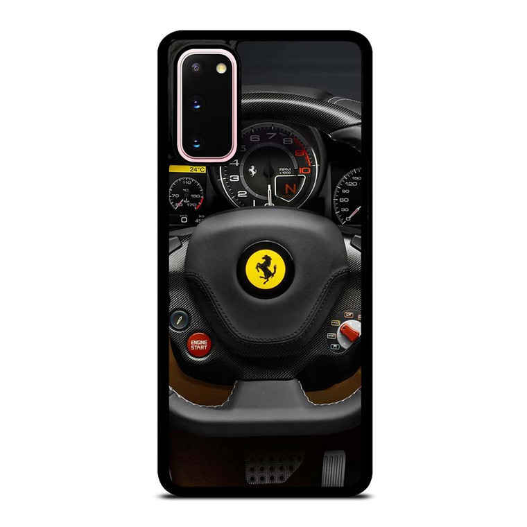 FERRARI STEERING WHEEL Samsung Galaxy S20 Case Cover