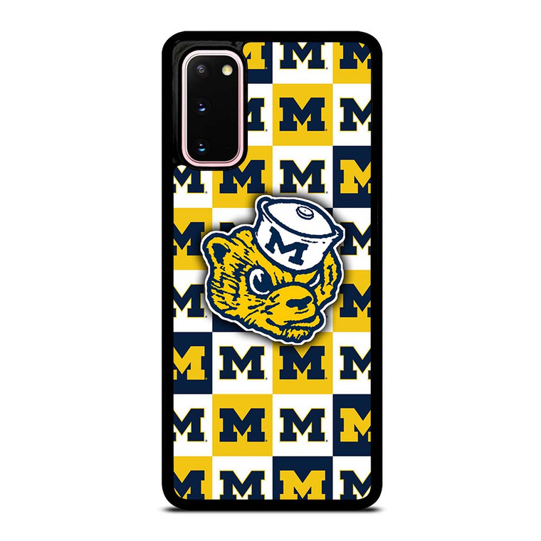 FOOTBALL MASCOT MICHIGAN WOLVERINES Samsung Galaxy S20 Case Cover