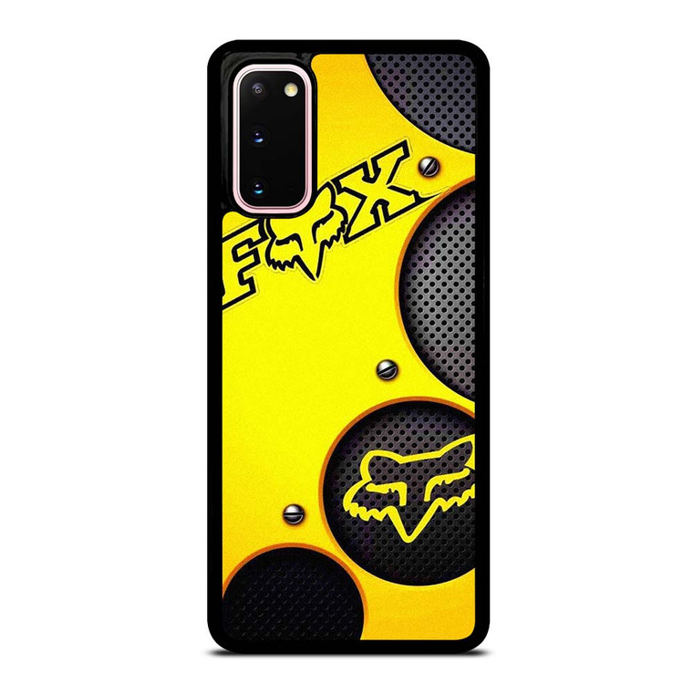 FOX RACING YELLOW METAL Samsung Galaxy S20 Case Cover