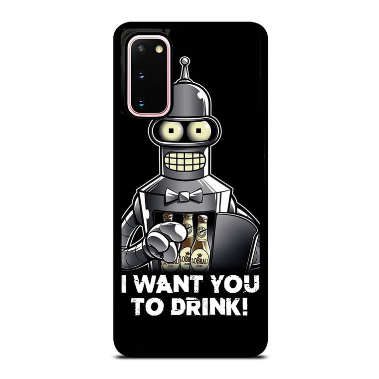 FUTURAMA BENDER QUOTE Samsung Galaxy S20 Case Cover