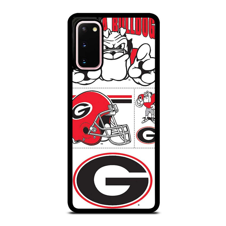 GEORGIA BULLDOGS STICKER COLLECTION Samsung Galaxy S20 Case Cover