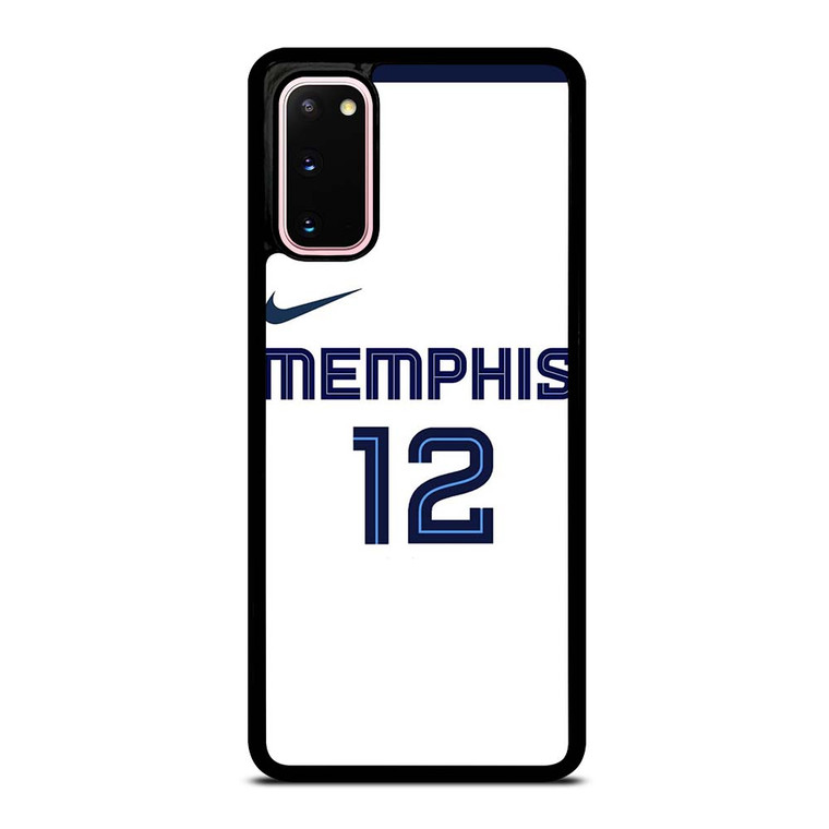 JA MORANT MEMPHIS GRIZZLIES WHITE Samsung Galaxy S20 Case Cover