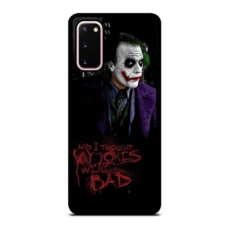 JOKER HEATH LEDGER QUOTE Samsung Galaxy S20 Case Cover JOKER HEATH LEDGER QUOTE Samsung Galaxy S20 Case Cover