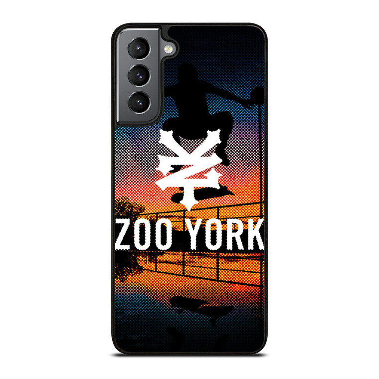 ZOO YORK SKATEBOARD SUNSET SKY Samsung Galaxy S21 Plus Case Cover