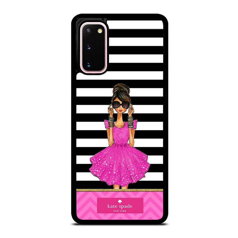 KATE SPADE PINK GIRLS Samsung Galaxy S20 Case Cover KATE SPADE PINK GIRLS Samsung Galaxy S20 Case Cover