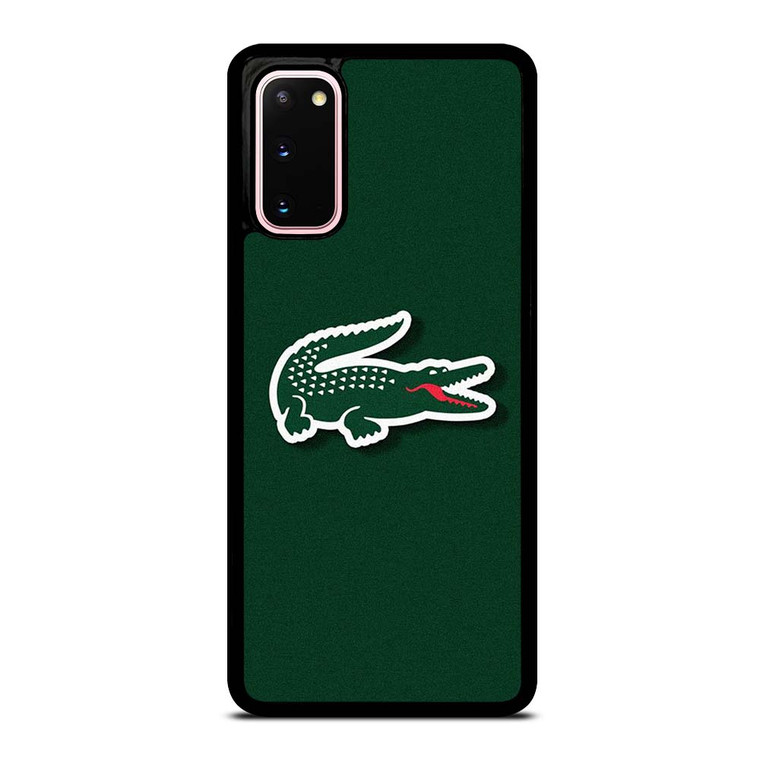LACOSTE CROCODILE GREEN Samsung Galaxy S20 Case Cover LACOSTE CROCODILE GREEN Samsung Galaxy S20 Case Cover