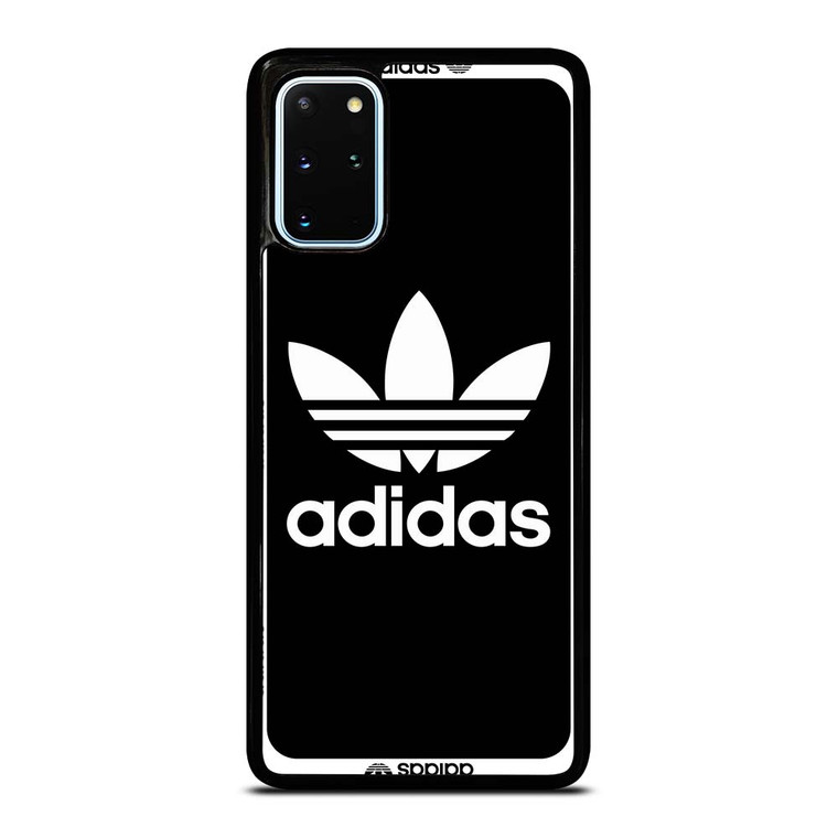 ADIDAS TREFOIL ROUND BLACK Samsung Galaxy S20 Plus Case Cover