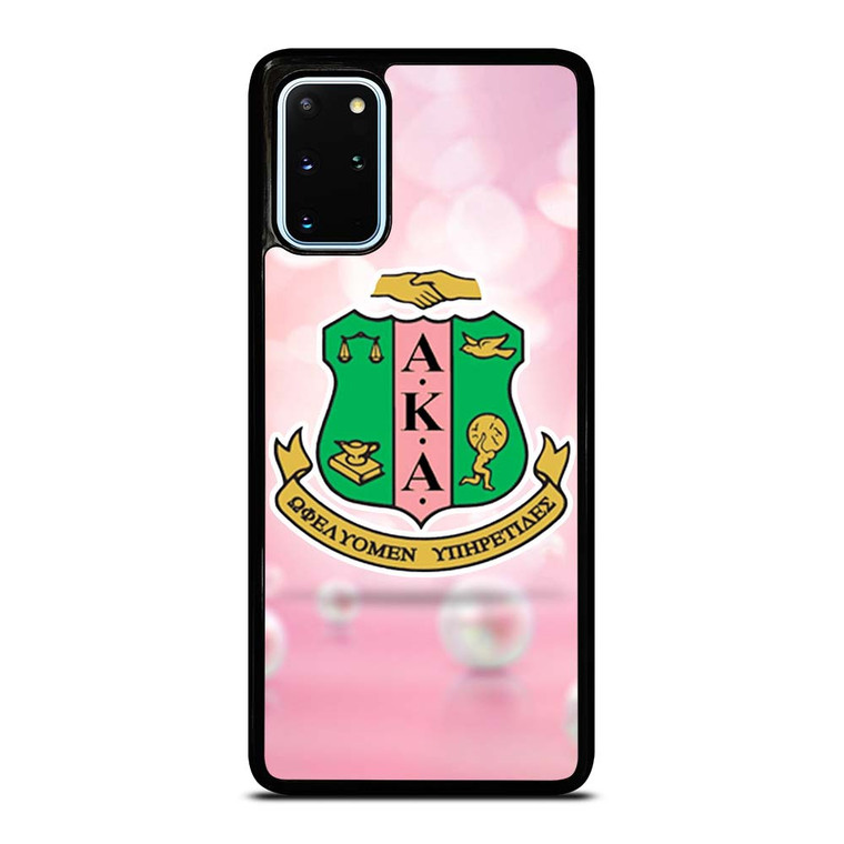 AKA PINK AND GREEN LOGO 2 Samsung Galaxy S20 Plus Case Cover