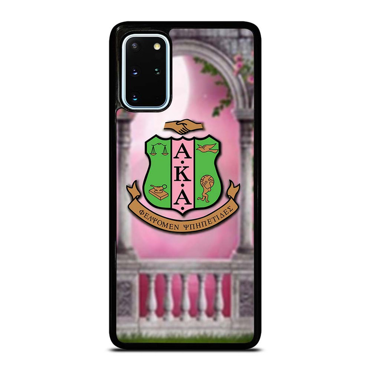 AKA PINK AND GREEN LOGO Samsung Galaxy S20 Plus Case Cover