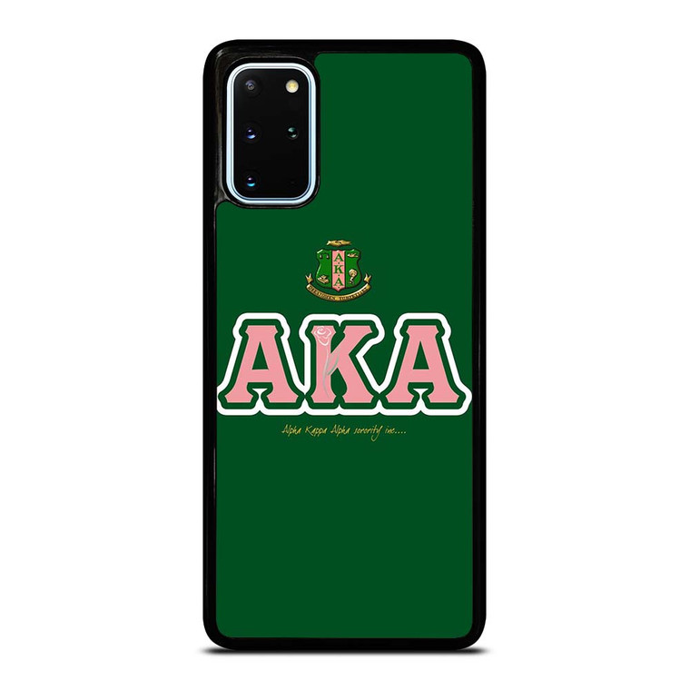 AKA PINK AND GREEN SIMPLE LOGO Samsung Galaxy S20 Plus Case Cover