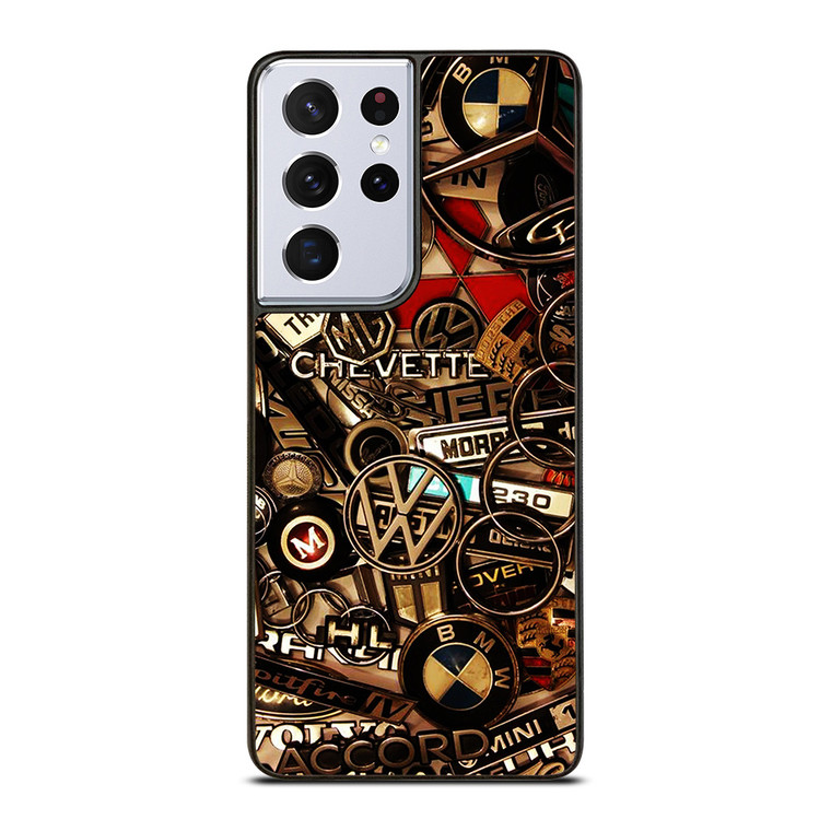 ALL CARS METAL LOGO Samsung Galaxy S21 Ultra Case Cover