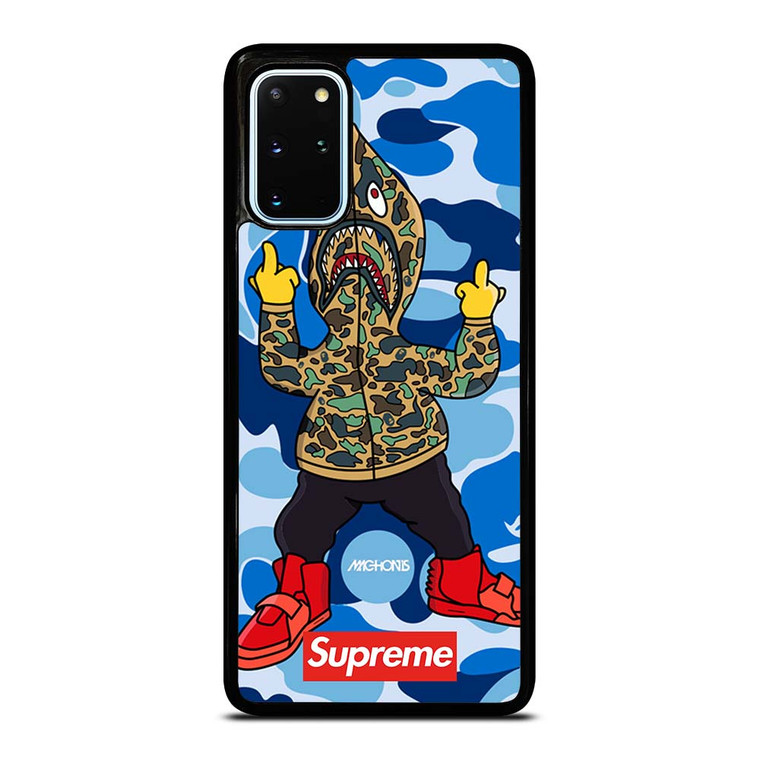 BATHING APE SUPREME SHARK CAMO Samsung Galaxy S20 Plus Case Cover BATHING APE SUPREME SHARK CAMO Samsung Galaxy S20 Plus Case Cover