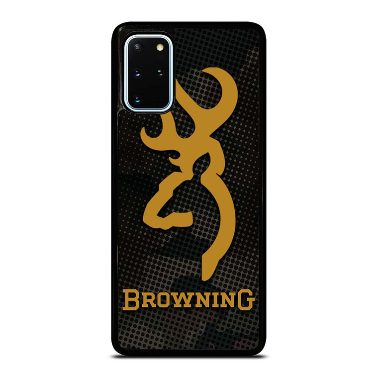 BROWNING ARMS CAMO CARBON Samsung Galaxy S20 Plus Case Cover