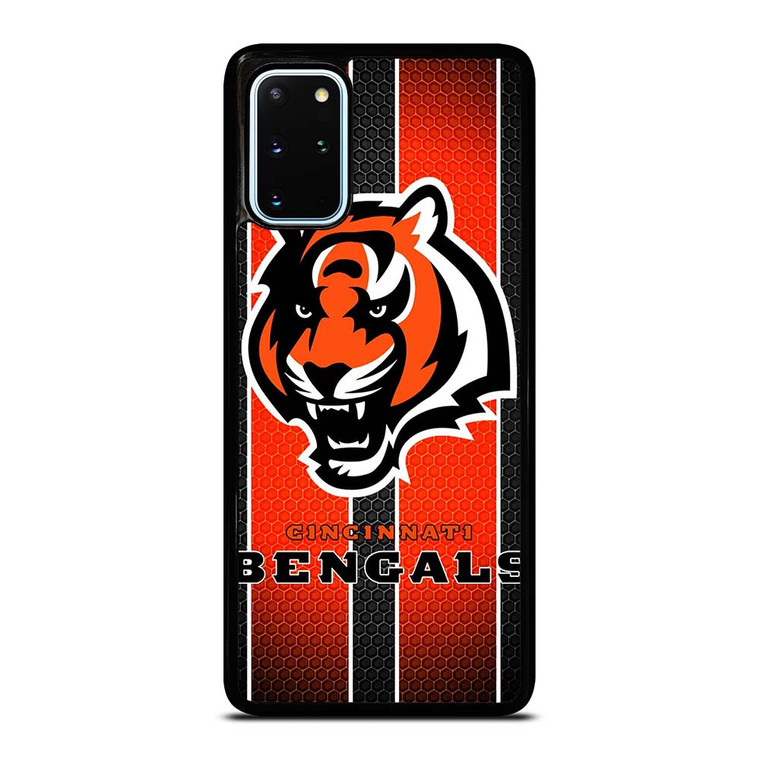 CINCINNATI BENGALS METAL SYMBOL Samsung Galaxy S20 Plus Case Cover